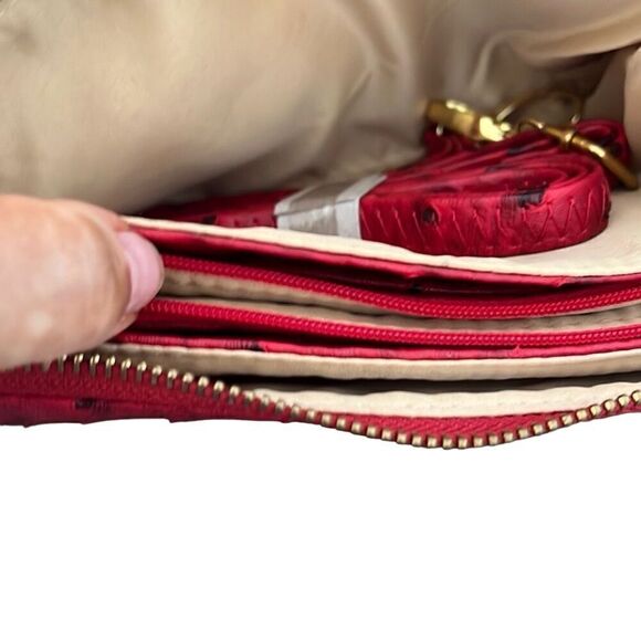 Leather clutch crossbody Small bag purse New - Picture 5 of 7